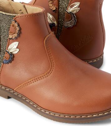 Bottines City Daisy en cuir | Pom d'Api