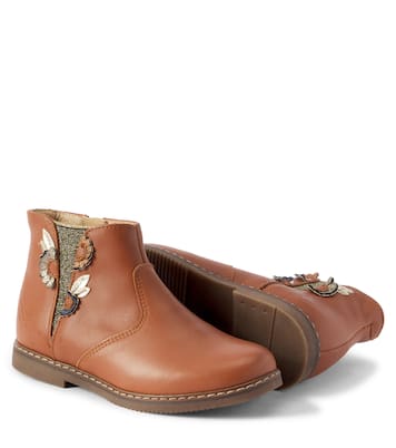 Bottines City Daisy en cuir | Pom d'Api