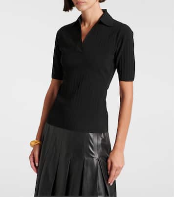 Polo Dune in maglia a coste | Emilia Wickstead