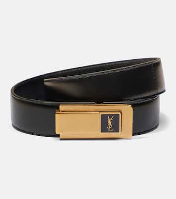 Cintura Monogram in pelle | Saint Laurent