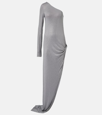 One-Shoulder-Robe mit Kristallen | The Attico