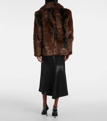 Faux fur jacket | Victoria Beckham