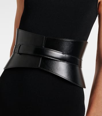 Leather corset belt | Alaïa