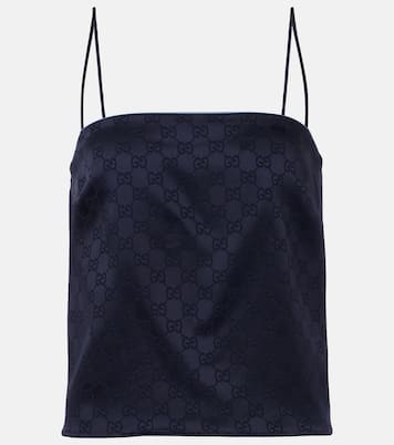 Camisole in raso GG | Gucci