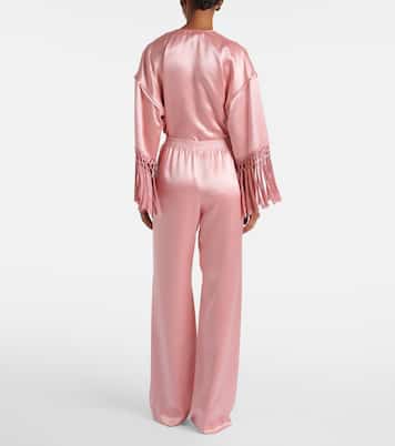 Pantalon ample en soie | Valentino