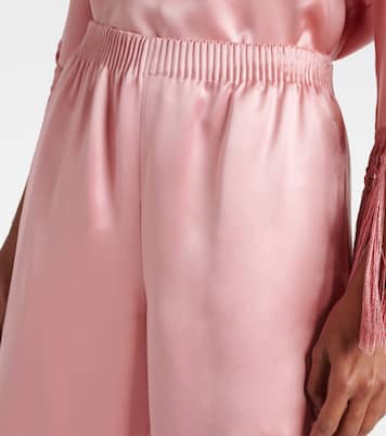 Pantalon ample en soie | Valentino