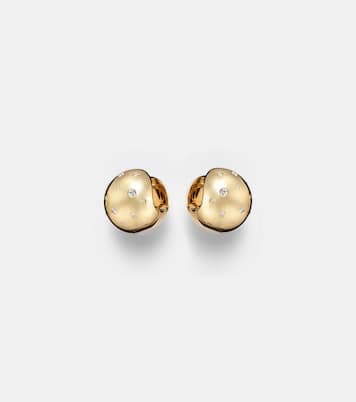 Boucles d'oreilles Glow Galaxy en or 18 ct et diamants | Ileana Makri