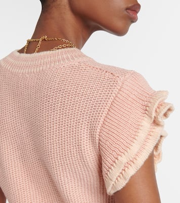 Top in lana con volant | Chloé