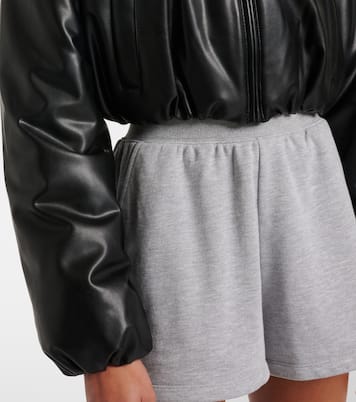 Premier faux leather bomber jacket | Alo Yoga