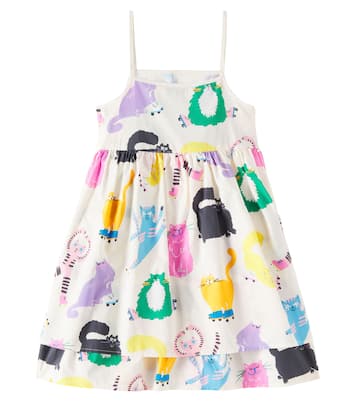 Bedrucktes Kleid aus Baumwolle | Stella McCartney Kids