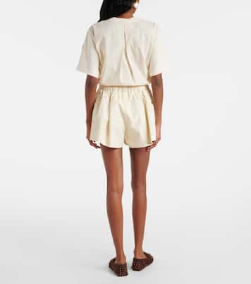 Shorts in twill di misto cotone | Moncler