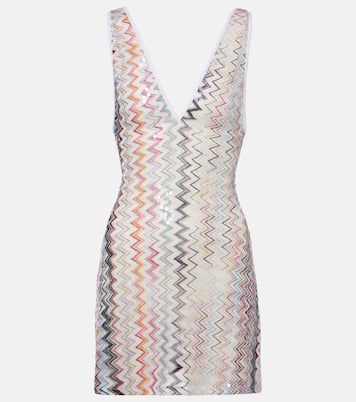 Zigzag sequined beach cover-up | Missoni