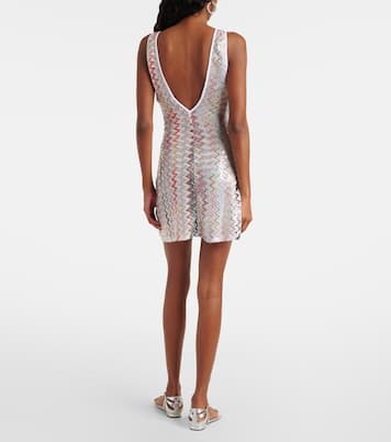 Zigzag sequined beach cover-up | Missoni