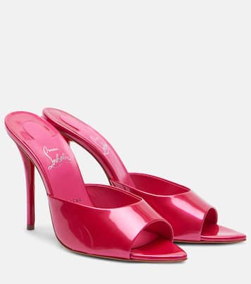 Mules Miss Z 100 en cuir verni | Christian Louboutin