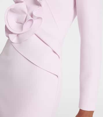 Floral-appliqué gathered gown  | Roland Mouret