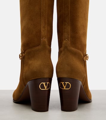 Pattie 75 suede boots | Valentino Garavani