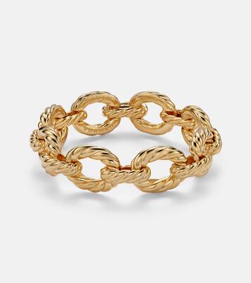 Sculpted Cable 18kt gold bracelet | David Yurman