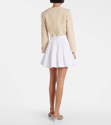 Cotton poplin miniskirt | Patou