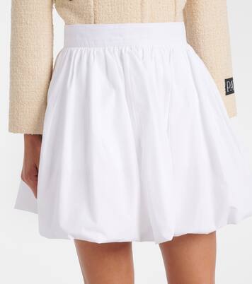 Cotton poplin miniskirt | Patou
