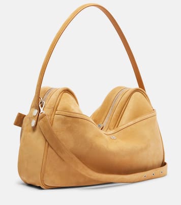 Schultertasche Cameron Medium aus Veloursleder | Acne Studios