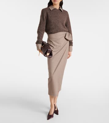 Mira cashmere and silk sweater | Lisa Yang