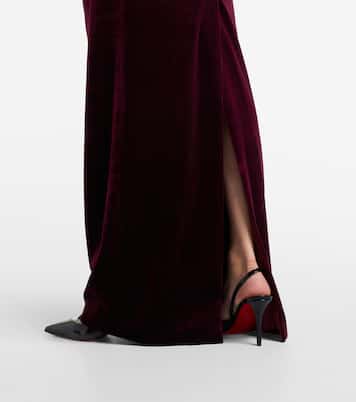 Vestido de fiesta de terciopelo | Monique Lhuillier