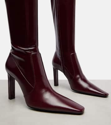 Botas altas Francoise 95 de piel | Saint Laurent