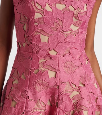 Abito lungo in pizzo guipure | Oscar de la Renta