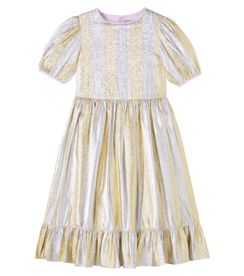 Striped lamé organza dress | Stella McCartney Kids
