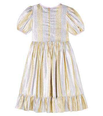 Striped lamé organza dress | Stella McCartney Kids