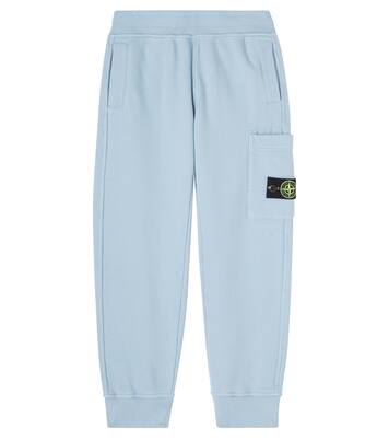 Compass cotton jersey sweatpants | Stone Island Junior