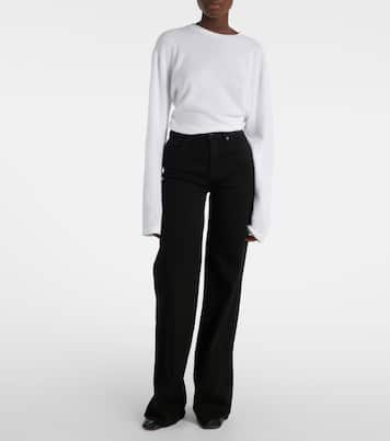 Lotta high-rise wide-leg jeans | 7 For All Mankind
