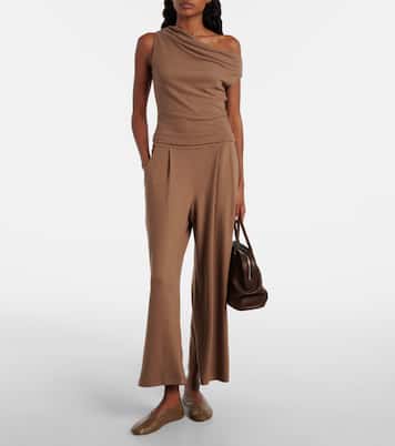 Lauren jersey wide-leg pants  | Leset