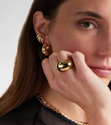 Ear Cuff Abstract Line, 10kt vergoldet | Jennifer Fisher