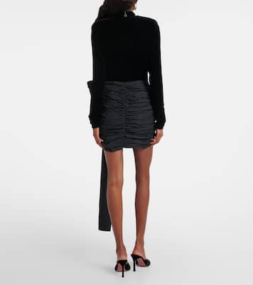 Minikleid aus Samt | Rotate