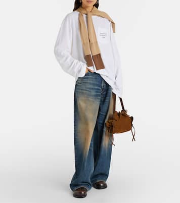 Edden oversized cotton-blend T-shirt | Acne Studios