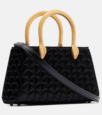 Serpentine Duette satin top-handle bag | Bvlgari