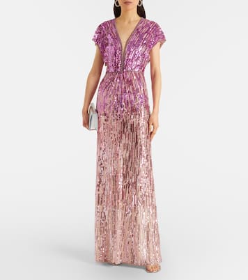 Dusk sequined gown | Jenny Packham