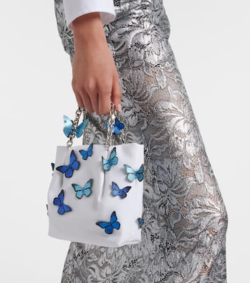 Tote Bag Papillon Mini aus Raffiabast | Aquazzura