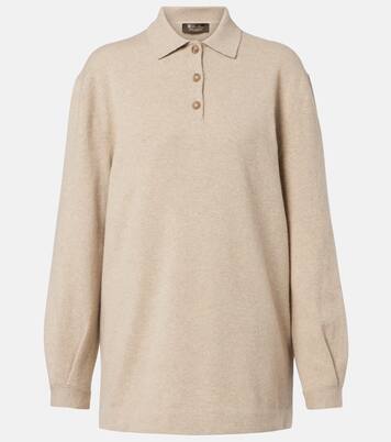 Classic cashmere polo sweater | Loro Piana