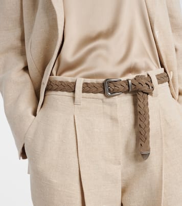 Gürtel aus Veloursleder | Brunello Cucinelli