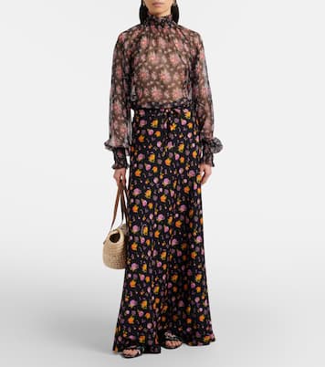 DG floral leather slides | Dolce&Gabbana