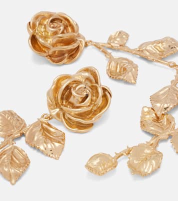 Orecchini pendenti bagnati in oro | Magda Butrym