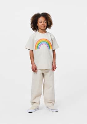 T-shirt Riley brodé en coton | Molo