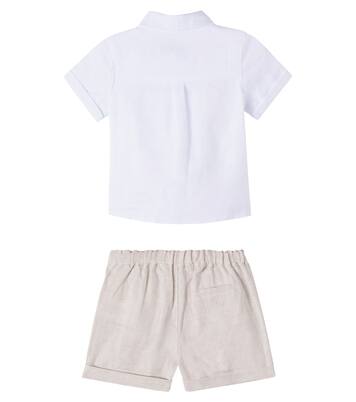 Bébé – Ensemble chemise et short en lin | Tartine et Chocolat