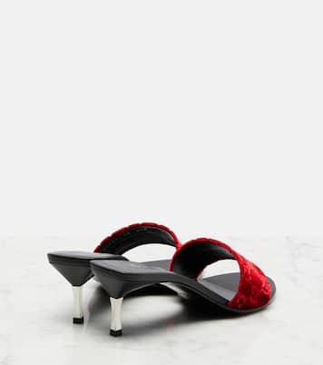 Mules de terciopelo con GG | Gucci