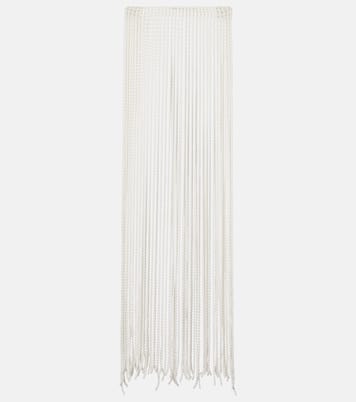 Beaded fringed scarf | Alaïa