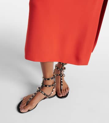 Valentino Garavani sandalias Rockstud de piel | Valentino Garavani