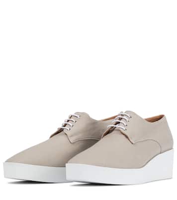 Lindsi platform canvas Derby shoes | Clergerie