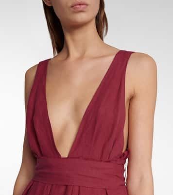 Quesyn linen minidress | Brock Collection